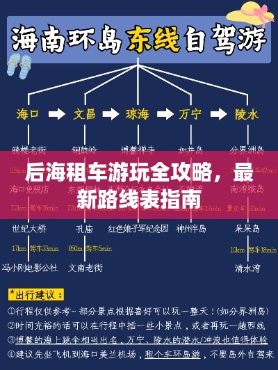 后海租车游玩全攻略，最新路线表指南