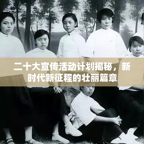 二十大宣传活动计划揭秘，新时代新征程的壮丽篇章