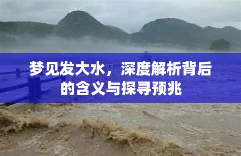梦见发大水，深度解析背后的含义与探寻预兆