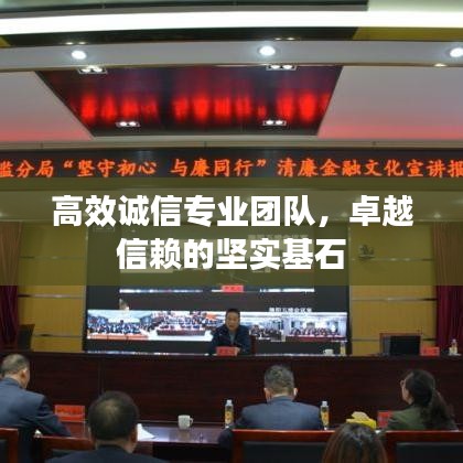 高效诚信专业团队，卓越信赖的坚实基石