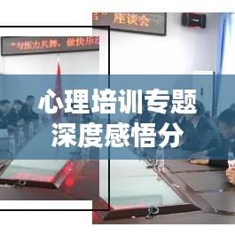 心理培训专题深度感悟分享