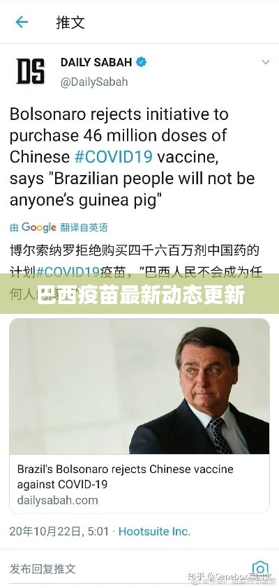 巴西疫苗最新动态更新