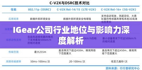 IGear公司行业地位与影响力深度解析