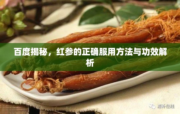 百度揭秘，红参的正确服用方法与功效解析