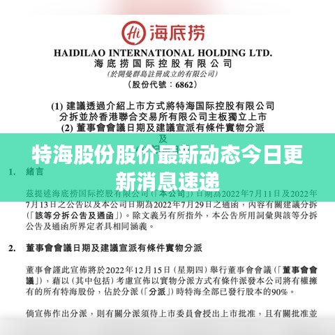 特海股份股价最新动态今日更新消息速递