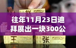 揭秘迪拜展出的震撼一幕，一块重达300公斤的金条背后的故事引人深思