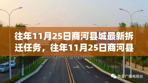 商河县城最新拆迁任务进展、揭秘及影响分析，日期聚焦在往年11月25日。