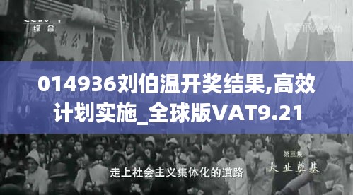 014936刘伯温开奖结果,高效计划实施_全球版VAT9.21