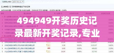 494949开奖历史记录最新开奖记录,专业数据点明方法_魂银版RPD9.12