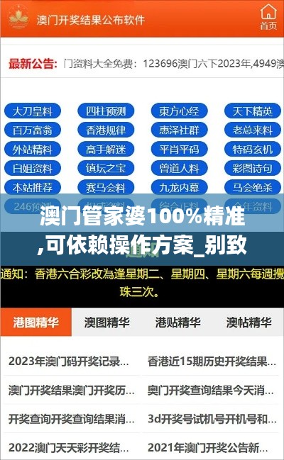 澳门管家婆100%精准,可依赖操作方案_别致版FKB9.34