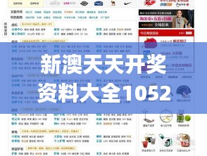 新澳天天开奖资料大全1052期,推动策略优化_装饰版IXY9.22