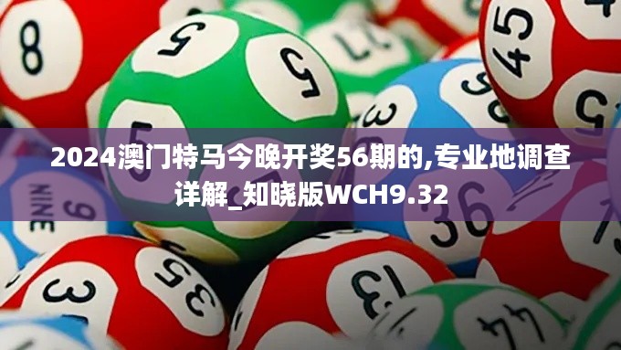 2024澳门特马今晚开奖56期的,专业地调查详解_知晓版WCH9.32