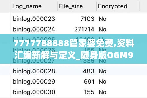 7777788888管家婆免费,资料汇编新解与定义_随身版OGM9.71