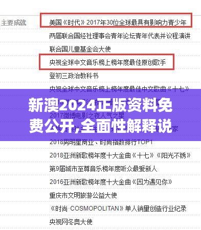 新澳2024正版资料免费公开,全面性解释说明_网红版KBX9.73