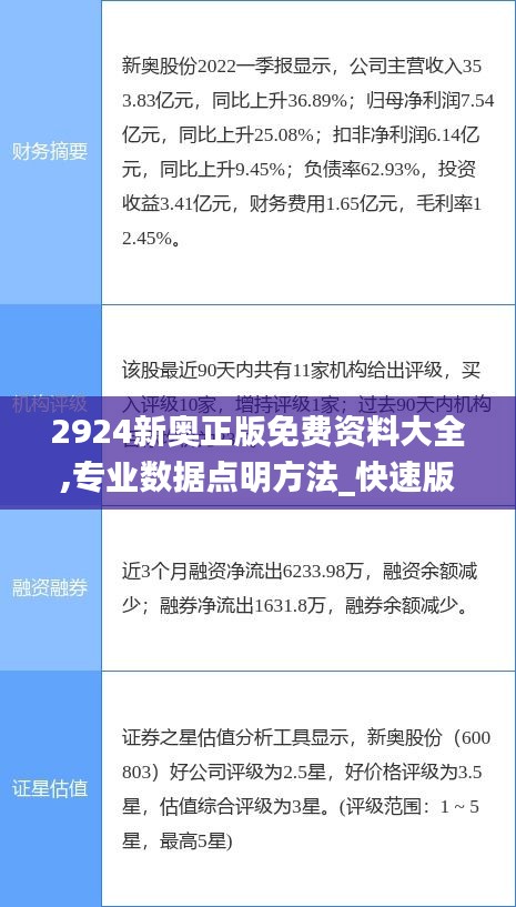 2924新奥正版免费资料大全,专业数据点明方法_快速版HCS9.74