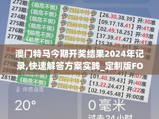 澳门特马今期开奖结果2024年记录,快速解答方案实践_定制版FOD9.16