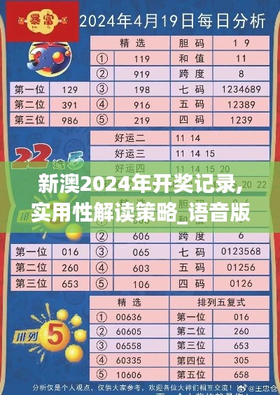 新澳2024年开奖记录,实用性解读策略_语音版IXH9.98