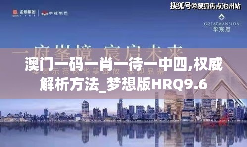 澳门一码一肖一待一中四,权威解析方法_梦想版HRQ9.6