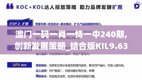 澳门一码一肖一恃一中240期,创新发展策略_结合版KIL9.63