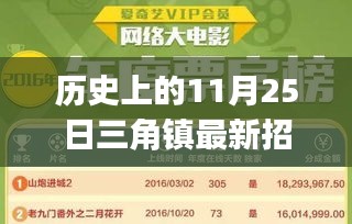 历史上的11月25日三角镇最新招聘信息全解析，初学者与进阶用户的获取攻略