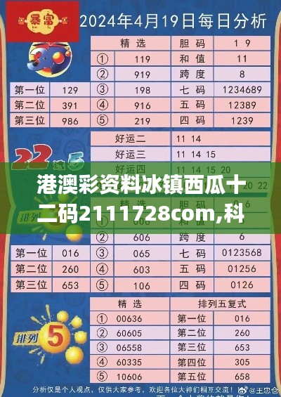 港澳彩资料冰镇西瓜十二码2111728com,科学解释分析_生态版YVC7.87