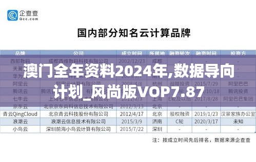 澳门全年资料2024年,数据导向计划_风尚版VOP7.87