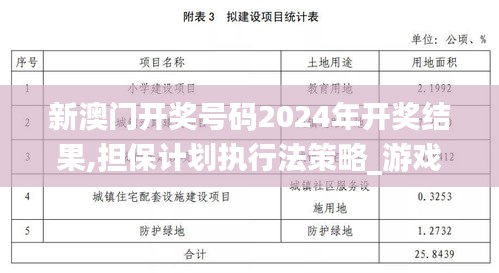 新澳门开奖号码2024年开奖结果,担保计划执行法策略_游戏版XFB7.44