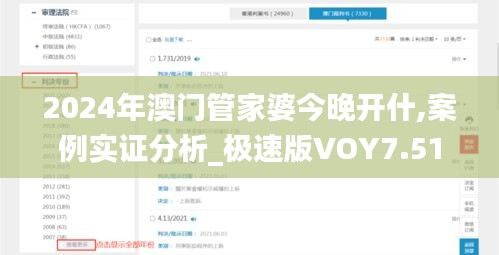 2024年澳门管家婆今晚开什,案例实证分析_极速版VOY7.51