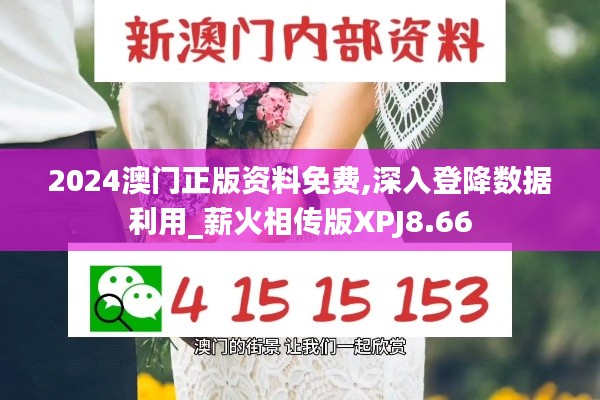 2024澳门正版资料免费,深入登降数据利用_薪火相传版XPJ8.66