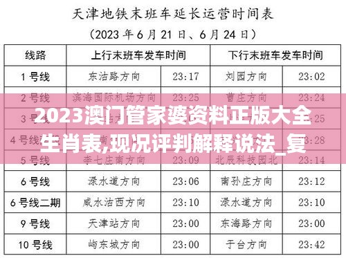 2023澳门管家婆资料正版大全生肖表,现况评判解释说法_复兴版PSD8.36