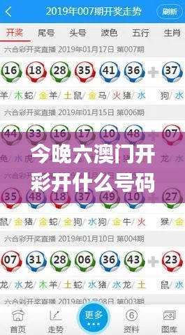 今晚六澳门开彩开什么号码,高效运行支持_跨平台版BKL8.18