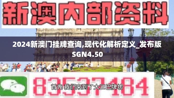 2024新澳门挂牌查询,现代化解析定义_发布版SGN4.50