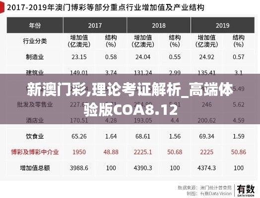 新澳门彩,理论考证解析_高端体验版COA8.12