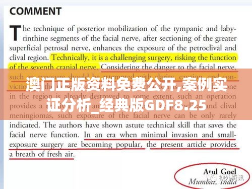 澳门正版资料免费公开,案例实证分析_经典版GDF8.25