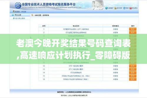 老澳今晚开奖结果号码查询表,高速响应计划执行_零障碍版IYG8.11