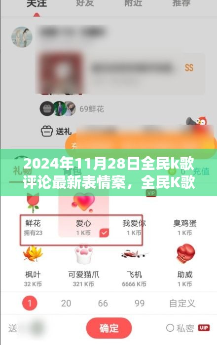 全民K歌评论最新表情案深度探讨与观点阐述，2024年11月28日最新观察