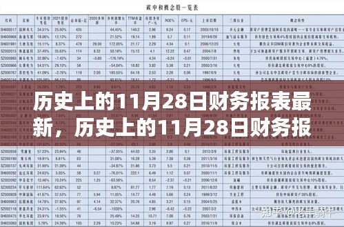 历史上的11月28日财务报表全面评测与介绍，最新数据与深度分析