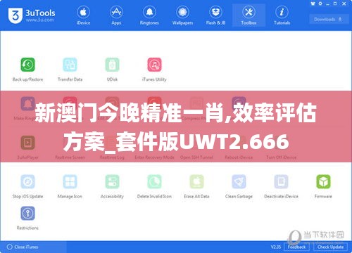 新澳门今晚精准一肖,效率评估方案_套件版UWT2.666