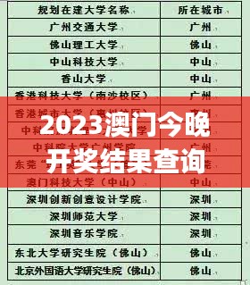 2023澳门今晚开奖结果查询表56期,目前现象解析描述_超级版IAZ41.823