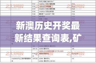 新澳历史开奖最新结果查询表,矿业工程_职业版KAX15.577