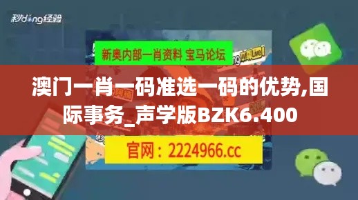 澳门一肖一码准选一码的优势,国际事务_声学版BZK6.400