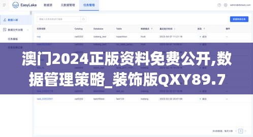 澳门2024正版资料免费公开,数据管理策略_装饰版QXY89.705