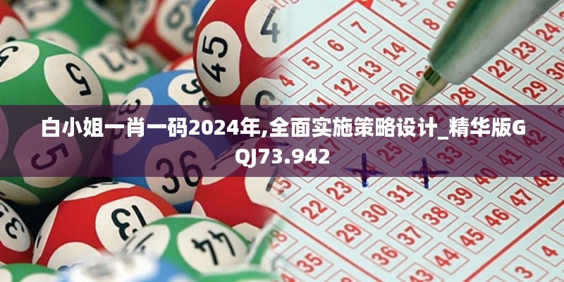 白小姐一肖一码2024年,全面实施策略设计_精华版GQJ73.942