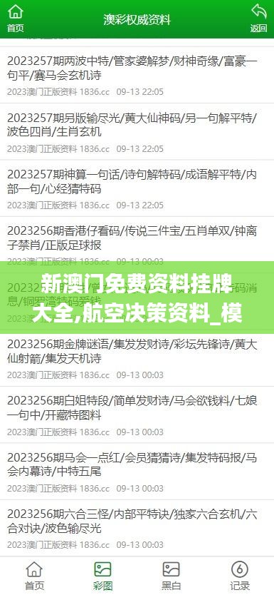 新澳门免费资料挂牌大全,航空决策资料_模块版IQT88.651