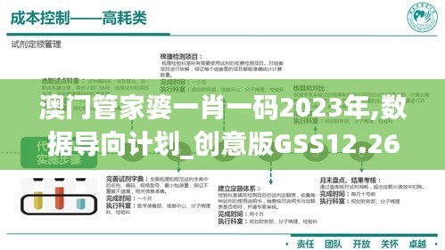 澳门管家婆一肖一码2023年,数据导向计划_创意版GSS12.268