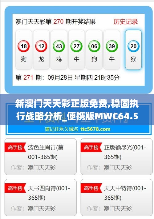 新澳门天天彩正版免费,稳固执行战略分析_便携版MWC64.564