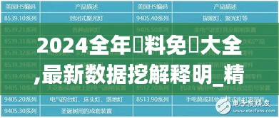 2024全年資料免費大全,最新数据挖解释明_精选版WAP46.135