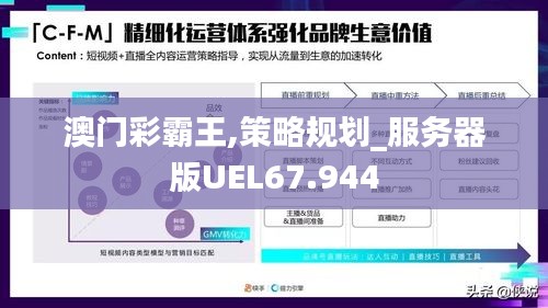 澳门彩霸王,策略规划_服务器版UEL67.944