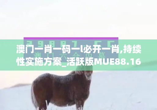 澳门一肖一码一l必开一肖,持续性实施方案_活跃版MUE88.161