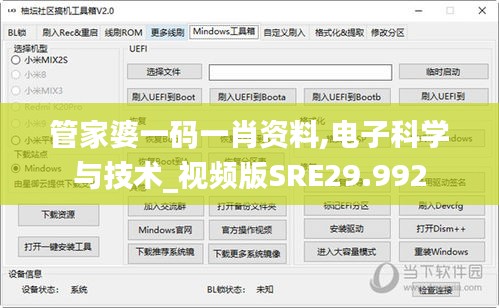 管家婆一码一肖资料,电子科学与技术_视频版SRE29.992